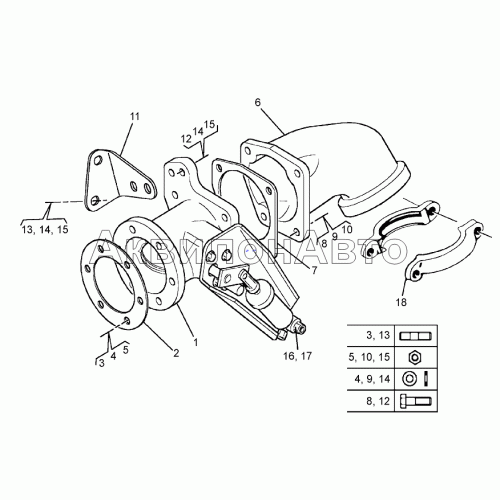 Моторный тормоз – заслонка в системе выпуска отработавших газов (опция)