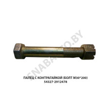 54327-2912478 Палец с контрагайкой (Болт М30*200)