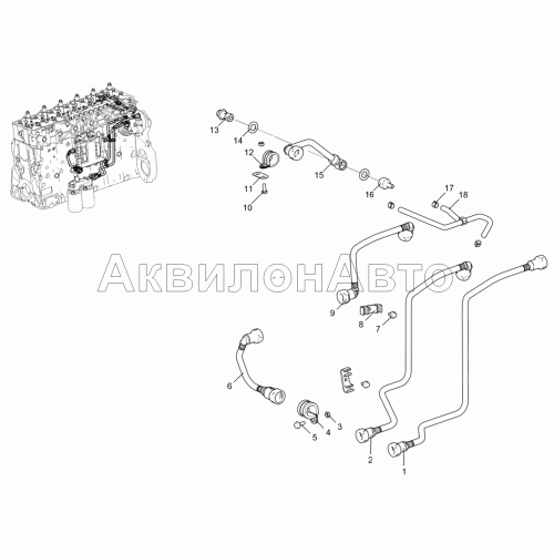 Трубопроводы топливные 536-30-110400-010