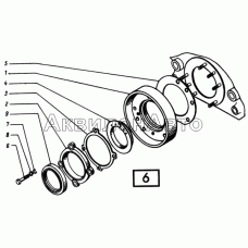 Опора передняя СМД-14НГ,-14БН,-15Н,-19,-20