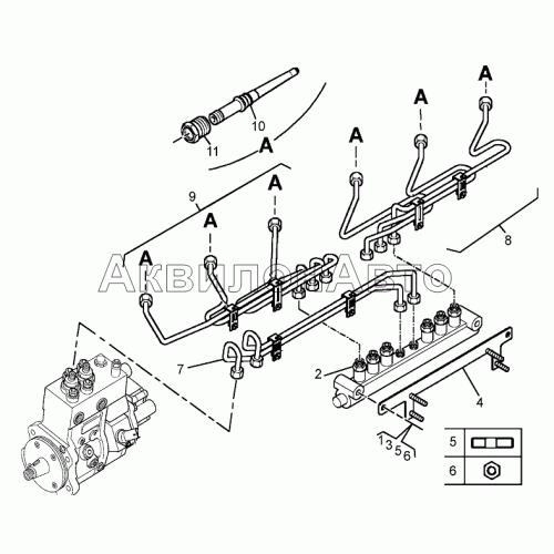Топливные трубопроводы высокого давления