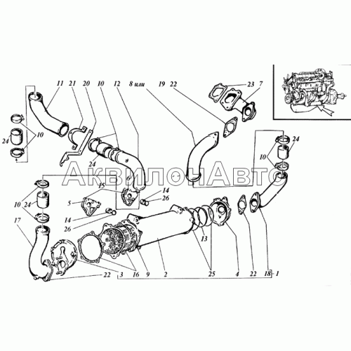 Жидкостно-масляный теплообменник Жидкостно-масляный теплообменник