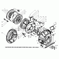 Сцепление ЯМЗ-236К для двигателя ЯМЗ-236ДК-2, ЯМЗ-236ДК-5