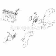 Тракт впускной (для двигателей ЯМЗ-53602-10, ЯМЗ-53622-10, ЯМЗ-53642-10) 53602-30-111500-010