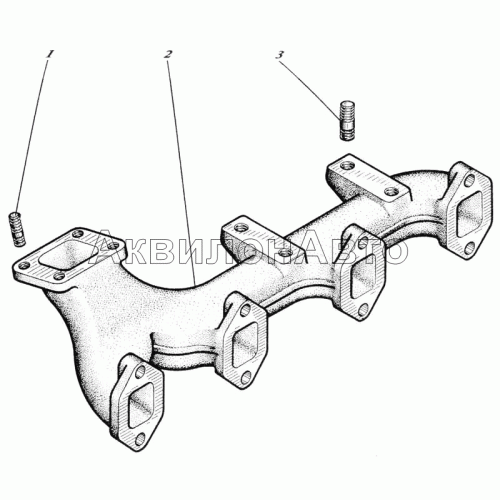 Коллектор впускной 440-07с2-10 Коллектор впускной 440-07с2-10