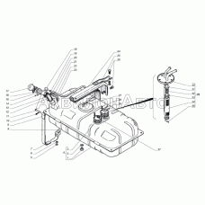 Бак топливный, топливоприемник