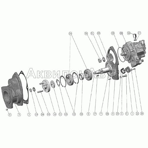 Топливный насос. Редуктор Топливный насос. Редуктор