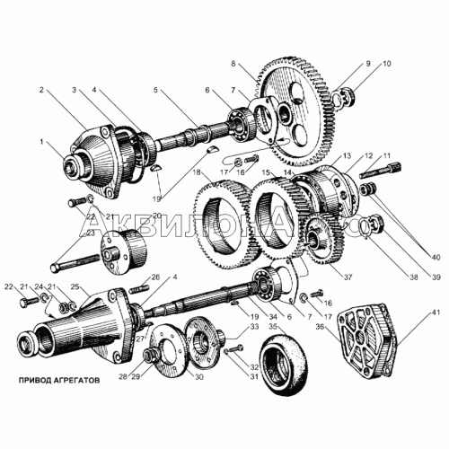 Привод агрегатов