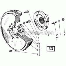 Маховик СМД-21, -22, 22А, 23, 23.01, 23.02, 24, 24.01, 24.02