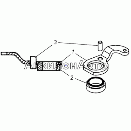 33.1110505 Рычаг стартовой пружины в сборе