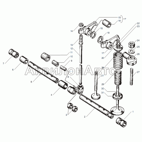 Клапаны и толкатели Клапаны и толкатели