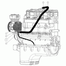 Установка закрытой системы вентиляции картера.