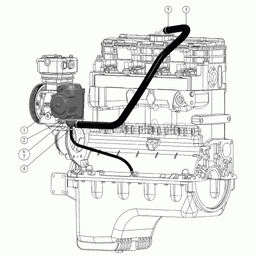 Установка закрытой системы вентиляции картера. Установка закрытой системы вентиляции картера.