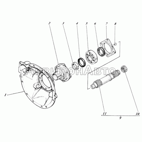 Муфта сцепления 41-21c1-01-31 Муфта сцепления 41-21c1-01-31