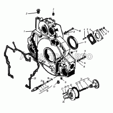 Картер маховика