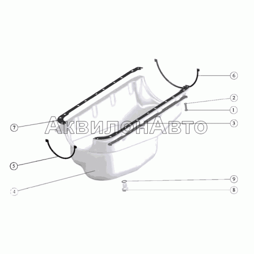 Установка масляного картера Установка масляного картера