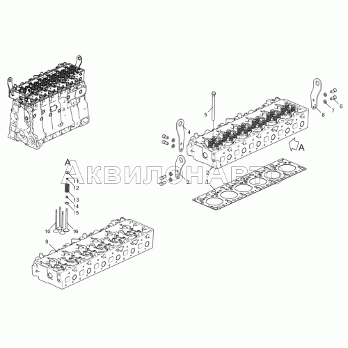 Головка цилиндров 536-30-100300-010