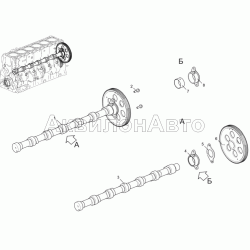 Вал распределительный