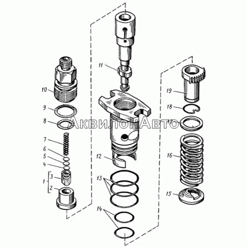 Секция топливного насоса высокого давления Секция топливного насоса высокого давления