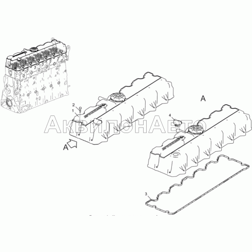 Крышка головки цилиндров Крышка головки цилиндров