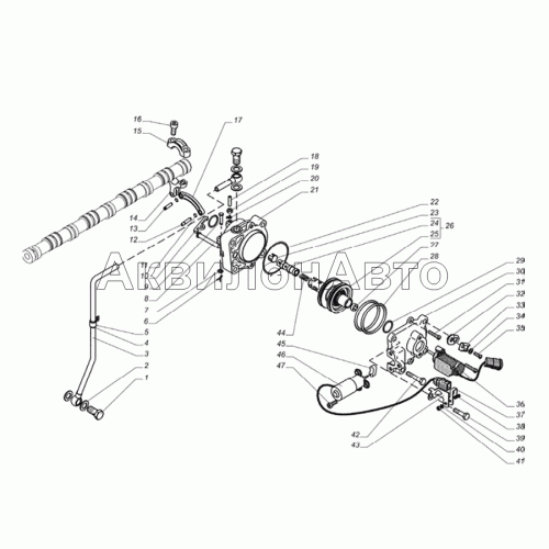 Механизм изменения угла опережения впрыска топлива Механизм изменения угла опережения впрыска топлива