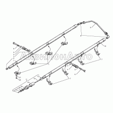 Система охлаждения поршней маслом