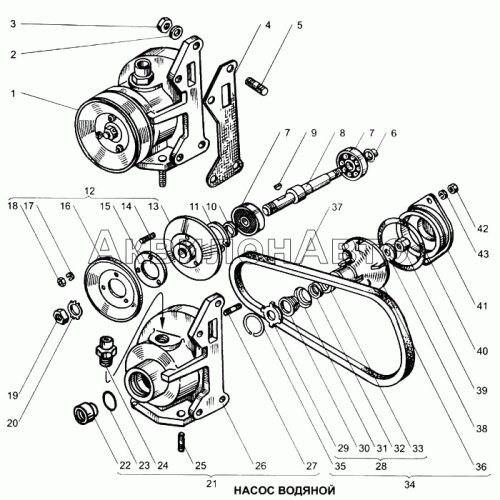 Насос водяной