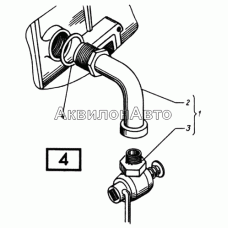 Трубка сливная СМД-14НГ,-14БН,-15Н,-19,-20