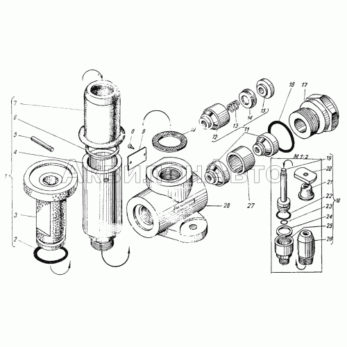 Насос предпусковой прокачки топлива