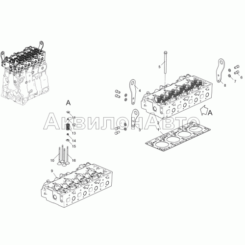 Головка цилиндров 5340-30-100300-010
