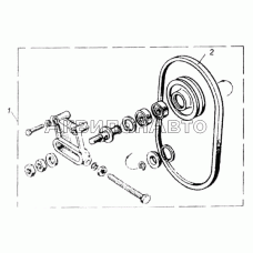 Натяжное приспособление ремня водяного насоса