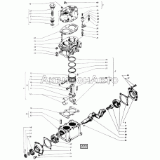 Головка компрессора с клапанным механизмом