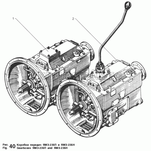 Коробка передач ЯМЗ-236П и ЯМЗ-236Н