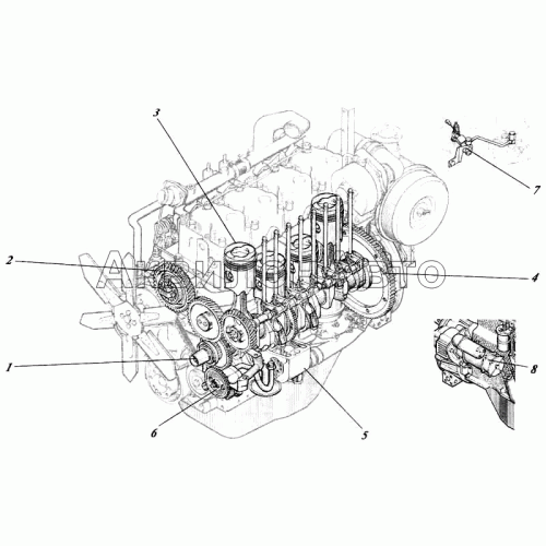 Дизель 442-55РИ-00с1 Дизель 442-55РИ-00с1