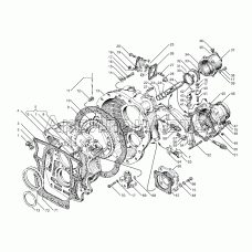 Картер демультипликатора коробок передач ЯМЗ-238ВМ5, ЯМЗ-238ВМ7, ЯМЗ-238ВК7