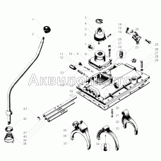 Механизм переключения коробки передач ЯМЗ-236Н