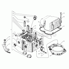 Головка цилиндра двигателя ЯМЗ-238ДЕ2
