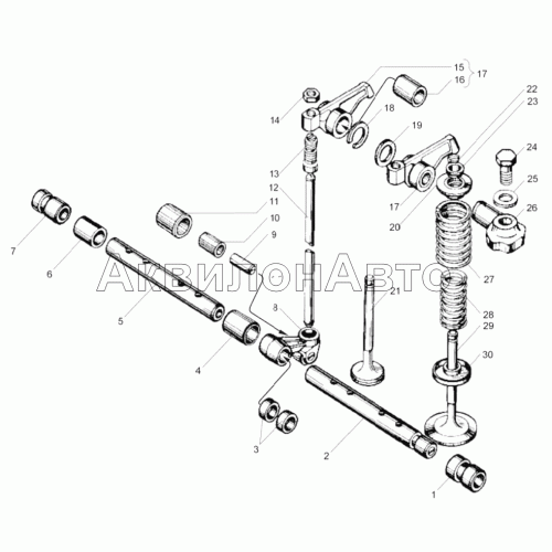 Клапаны и толкатели