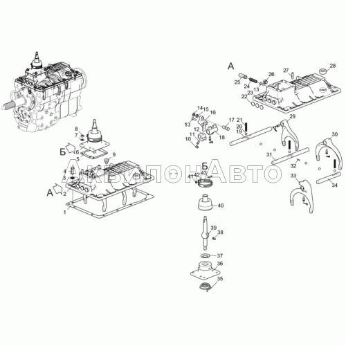 Механизм переключения коробки передач