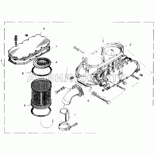 Охладитель наддувочного воздуха