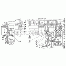 Система дизеля топливная 432И-15с1