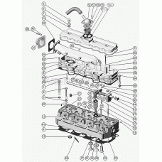 Установка головки цилиндров и впускного тракта. Клапаны и толкатели клапанов.
