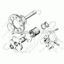 ПРИВОД ТНВД двигателей ЯМЗ-6562.10, ЯМЗ-6563.10