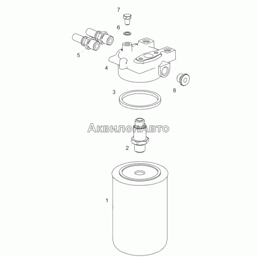 5347.1117010 Фильтр тонкой очистки топлива 5347.1117010 Фильтр тонкой очистки топлива