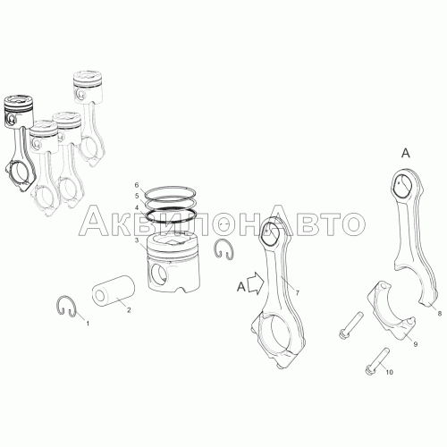 Группа шатунно-поршневая