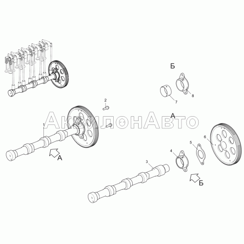 Вал распределительный 5340-30-100600-010