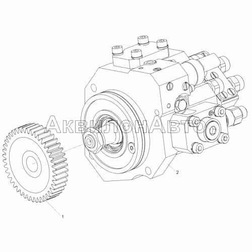 53443.1111008 Топливный насос высокого давления в сборе с шестерней