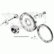 Маховик и механизм проворота