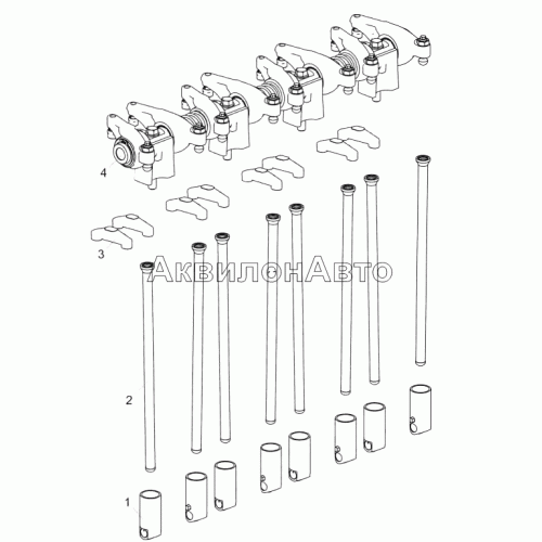 5340.1007005 Установка привода клапанов 5340.1007005 Установка привода клапанов