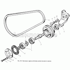 Натяжное приспособление ремня насоса